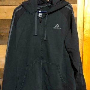 Adidas zip up hoodie XL